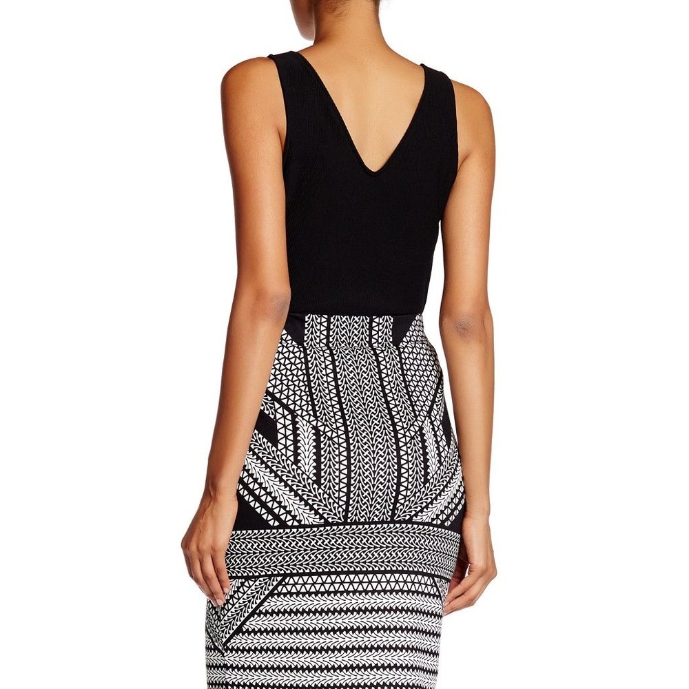 MAX STUDIO Printed Ponte Midi Pencil Skirt sz S - Picture 2 of 8